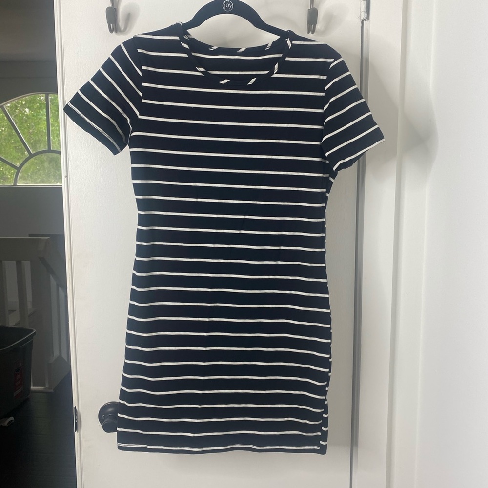 Striped T-shirt dress